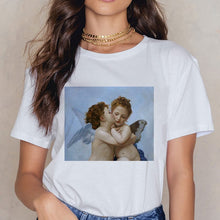 Load image into Gallery viewer, Women T-Shirt Fashion 3D Cat Print Casual Harajuku Summer Short Sleeve Round Neck T-Shirt Casual Clothes Top Tee T-shirt Female