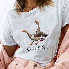 Load image into Gallery viewer, Women T-Shirt Fashion 3D Cat Print Casual Harajuku Summer Short Sleeve Round Neck T-Shirt Casual Clothes Top Tee T-shirt Female