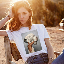Load image into Gallery viewer, Women T-Shirt Fashion 3D Cat Print Casual Harajuku Summer Short Sleeve Round Neck T-Shirt Casual Clothes Top Tee T-shirt Female