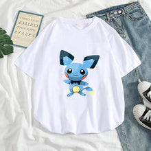 Load image into Gallery viewer, Harajuku Kawaii Tshirts Lovely Cartoon Printed Women Fashion T-Shirt Lilo Stitch Casual T Shirt Cute Casual Tops Mujer Camisetas
