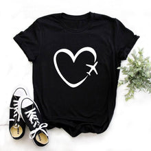 Load image into Gallery viewer, 2020 Tees Women T Shirt Print Letter T-shirt Casual White Black Pink Short Sleeve Cotton Tops Summer Brand clothing
