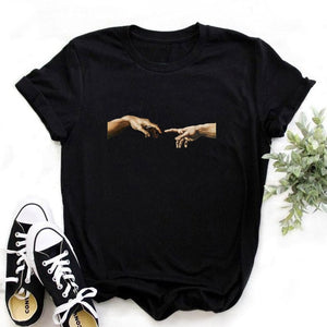 2020 Tees Women T Shirt Print Letter T-shirt Casual White Black Pink Short Sleeve Cotton Tops Summer Brand clothing